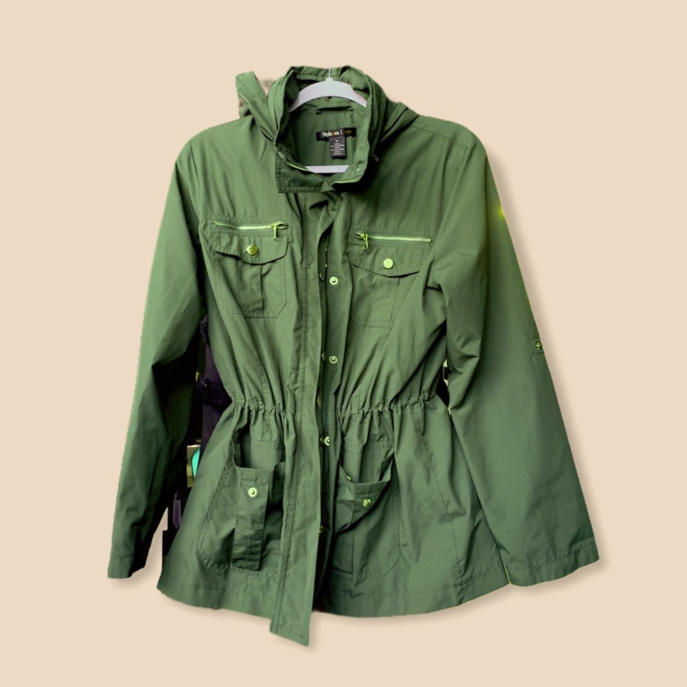 Army Green rain jacket